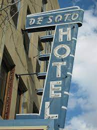 Desoto Hotel El Paso Tx Signs Pole Utility Pole