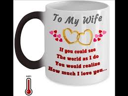 Whether it's a special anniversary or you're celebrating your first important event as a married couple, choosing the perfect gift for your wife is going to be a top priority. Best Gift For Wife Magic Cup For My Lovely Wife Youtube