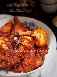 Ayam Telur Masak Habang Resep Masakan Makanan Memasak