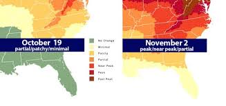 This Map Shows Where And When To See Fall Colors In North