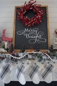 Buffalo plaid christmas decor a poster and a banner letting everyone know there's no place like home for the i love christmas music, so i of course went for a classic song to base this poster and banner on. Farmhouse Style Buffalo Check Christmas Decor Ideas
