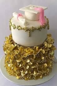 Black and gold makeup cake. 18 Unforgettable And Awesome Looking Graduation Cakes