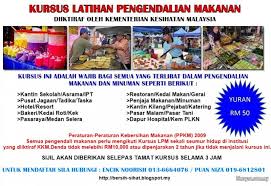 Sijil dapat terus sebaik sahaja kursus tamat. Kursus Pengendalian Makanan Other Services Wanted Senawang Negeri Sembilan Sheryna Com My Mobile 666625