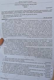 C) istorie model filiera teoretică, profil umanist, toate specializările; Bacalaureat 2020 Ce Subiecte Au Picat La MatematicÄ Èi Istorie