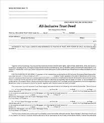 Are written agreement, testamentary writing, court order or notarial deed. Free 9 Sample Deed Of Trust Form In Pdf Ms Word
