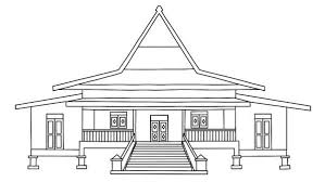 Mewarnai rumah gadang adat minangkabau belajar mewarnai silahkan download gratis gambar rumah adat gadang suku minangkabau hitam putih ini dalam ukuran besar dengan mengklik link download di bawah gambar semoga anak anak senang mewarnainya dan menjadi anak anak. Warna Rumah Gadang Ilmusosial Id