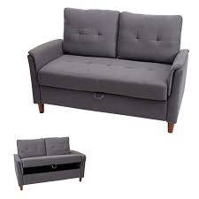 The industrial sofa made entirely of plastic. 2er Sofa Hwc H23 Loungesofa Doppelsitzer Zweisitzer Stecksystem Staufach Stoff Textil Grau