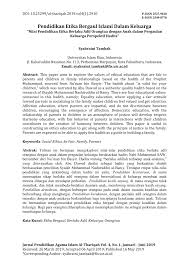 Soal hots sejarah peminatan sma terbaru kelas x, xi, xii. Pdf Pendidikan Etika Bergaul Islami Dalam Keluarga Nilai Pendidikan Etika Berlaku Adil Orangtua Dengan Anak Dalam Pergaulan Keluarga Perspektif Hadits