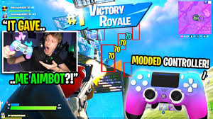 I Bought A Modded Controller For Fortnite And It Gave Me Aimbot Best Controller Youtube