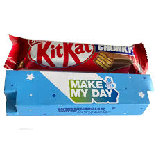 Designer Box Kit Kat Chunky Branded Chocolate Bars Just A Drop