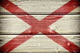 The nylon material has bright colors and flies beautifully in the lightest breeze. Flag Of The State Of Alabama Painted On Old Grungy Wooden Background Stock Photo Picture And Royalty Free Image Image 39387720