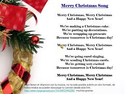 Families are gathering and listening christmas carols, eating turkey, solving brain teasers etc. Ppt Merry Christmas Song Merry Christmas Merry Christmas And A Happy New Year Powerpoint Presentation Id 6874605