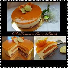 Entremet Abricot Citron Vert Mes Douceurs Sucrees Salees Citron Vert Abricot Entremet
