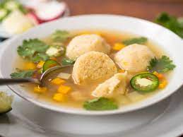 To begin, whisk your flour, baking powder. Masa Ball Soup Corn Dumplings In Chicken Soup Recipe