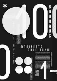 Black And White Graphic Design Poster Image Result For Bauhaus Inspired Poster Design Graphic Design Logo Graphic Design Posters Typeface Poster