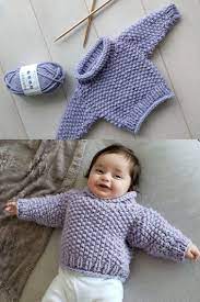 What could be more fun! The Little Chunky Free Knit Baby Sweater Pattern Baby Sweater Knitting Pattern Baby Sweater Patterns Baby Jackets Pattern