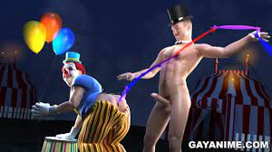 Gay porn clown