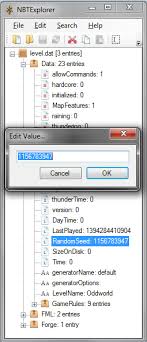 Nbtexplorer supports reading and writing the following formats Recover A Minecraft Seed Arqade