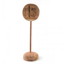Wooden Table Number Full Wooden Table Numbers Table Markers Table Numbers