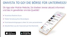 Onvista Bank App 2020 Die Schnelle Ubersicht Uber Finanzmarkte Aktiendepot