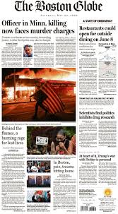 Boston Globe May 30 2020 Newspaper Design Layout Newspaper Cover Newspaper Design
