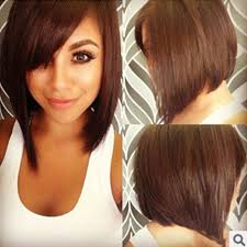 This cut can also work on short as well long type hairs as well. Fashion European And American Bob Hairstyle Light Brown Color Wigs With Oblique Bangs Colorful Wigs Hairstyles Light Brownfashion Wig Aliexpress