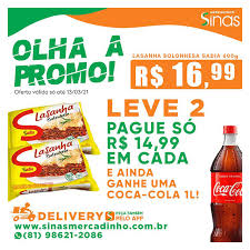 Confira dicas, receitas deliciosas e os produtos sadia que agregam mais praticidade e sabor a sua vida. Lasanha Sadia Bolonhesa 600g Sinas Mercadinho