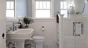 29 ideas to remodel your craftsman bathroom. Craftsman Bathroom Gets Its Good Looks Back Pfister Faucets Kitchen Bath Design Blog