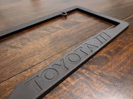 2 trd license plate frames toyota racing development. 3d Printed Toyota Motorsport License Plate Frame Toyota 4runner Forum Largest 4runner Forum