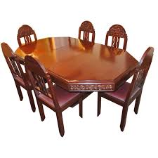 Unique Art Deco French Carved Dining Table With Chairs Dining Table Chairs Dining Table Art Deco Dining Room