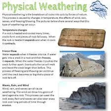 Physical Weathering Station Essl Lessons Physical Weathering Mechanical Weathering Chemical Weathering