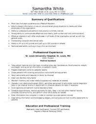 If you decide to include a resume objective then make sure you customize for each job you apply to by matching the keywords mentioned in the job description.; For Medical Assistant Resume Generic Sample With Experience Examples Hudsonradc