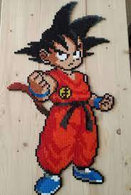 Son Goku Perler Perler Bead Art Hama Art Perler Bead Patterns