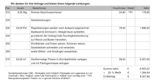 Wie du richtig angebote schreibst, ob mit software oder kostenlosen word und auftragsquote erhöhen durch +berzeugende angebote. Angebot Fliesenleger Bauforum Auf Energiesparhaus At