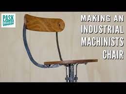 Making An Industrial Style Machinists Chair Youtube Industrial Style Industrial Style Chairs Machinist