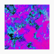 Aesthetic Trippy Purple Wallpaper Metal Print By Warddt Redbubble Lion tattoo lion tribal tattoo chest and shoulder tattoo. redbubble