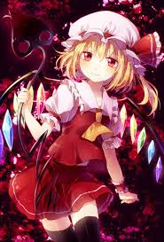 flandre scarlet 東方 かわいい アニメのネコ かわいいアニメの女の子