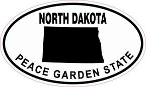 Check spelling or type a new query. 5in X 3in Oval North Dakota Peace Garden State Sticker Stickertalk