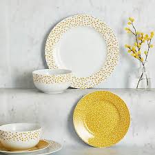 Shop for unique dinner plate sets at bed bath & beyond. Doty Ochre 12 Piece Dinner Set Dinner Sets Unique Dinner Crockery