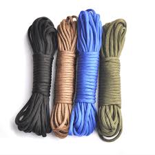 Buy 7 Colors Paracord 550 Parachute Cord Lanyard Rope 25ft