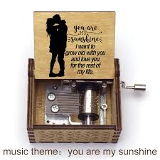 The most common valentines gift wife material is metal. Hand Wooden You Are My Sunshine Music Box Christmas Gift Wife Girlfriend Valentine Gift Student Kids Birthday Gift Key Chains Aliexpress