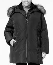 Michael Michael Kors Reversible Leopard And Logo Quilted Puffer Jacket 181005 Nwt Michael Kors 420 Black Layered Parka Down Puffer Jacket Coat Sz S Fashion Clothing Shoes Accessories Women Jackets Black Layers Puffer Jackets