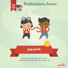 Infografik 11 Tips Berkendara Aman