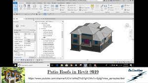 Patio Roofs In Revit 2019 Youtube