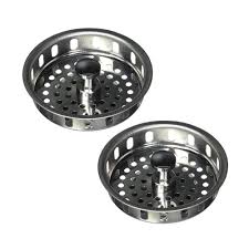 Chef craft kitchen sink strainer and stopper, stainless steel. The Plumber S Choice 3 1 2 In Strainer Basket Replacement For Kitchen Sink Drains Stainless Steel With Stopper And Rubber Seal 2 Pack Rb12157x2 The Home Depot