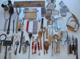 After all, julia child had one hung in her kitchen. Vintage Kitchen Utensils Kitchen Utensils Design Antique Kitchen Utensils Vintage Kitchen Utensils