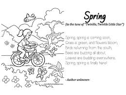 Enjoy Teaching English Spring Poems Spring Poem Spring Poems For Kids Kindergarten Poems