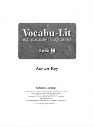 How to improve your vocabulary. Vocabu Lit H Test Answer Key Perfection Learning 9780789157218