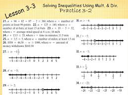 Solving systems of equations review coloring activity. Chapter 3 Algebra I Algebra I Solving Inequalities Ppt Video Online Download