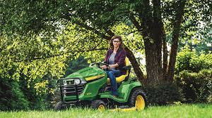If you live on a large property or acreage, lawn tractors make your yardwork john deere x300 and x500 series lawn tractors provide more size, power, and performance than riding lawn mowers, along with effortless steering. Lawn Tractors Riding Lawn Mowers John Deere Us